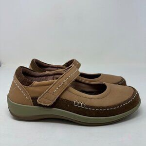 Orthofeet 869 Athens Mary Jane Orthopedic Shoes Size 10 B Brown Comfort